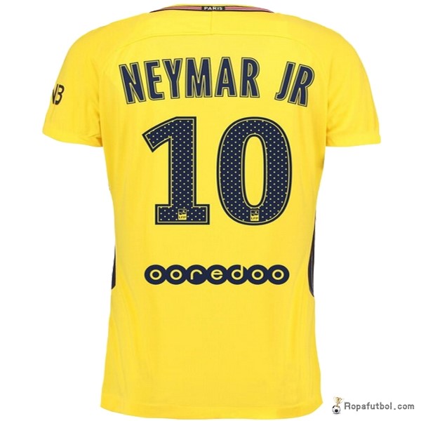 Camiseta Paris Saint Germain Replica Segunda Ropa Neymar JR 2017/18